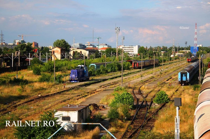 Revizia de vagoane si vedere catre Depou.JPG