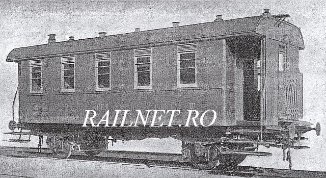 Vagon de calatori cl. III (C) cu doua osii construit in 1898.jpg