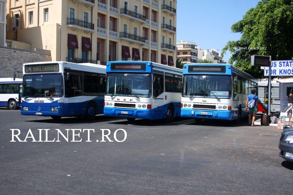 DAF-uri si Mercedes in Heraklion, Creta (Grecia).JPG