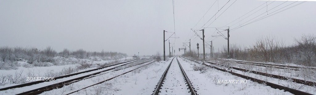 Panormaic cu linile industriale, linia pentru Fortul Mogosoaia, linia pentru Chiajna, linia pentru Buciumeni si linia CF 700, 13.01.2013.jpg